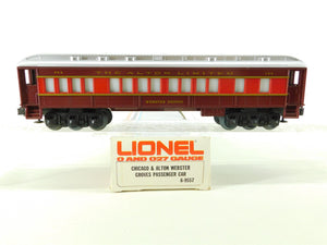 O Gauge 3-Rail Lionel 6-9557 C&A Chicago & Alton Passenger Car 