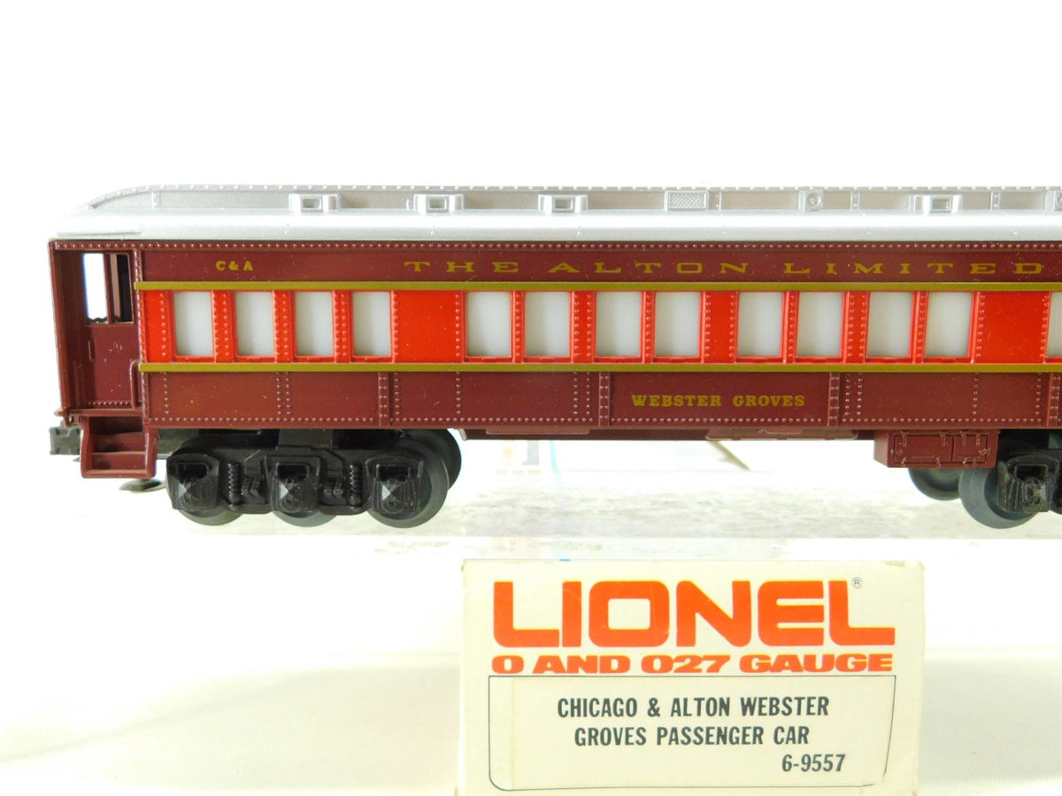 O Gauge 3-Rail Lionel 6-9557 C&amp;A Chicago &amp; Alton Passenger Car &quot;Webster Groves&quot;