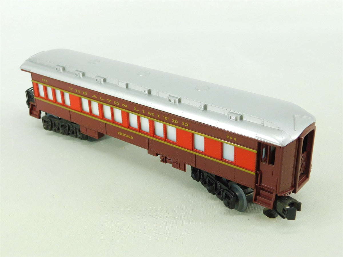 O Gauge 3-Rail Lionel 6-9558 C&amp;A Chicago &amp; Alton Obs Passenger Car &quot;Chicago&quot;