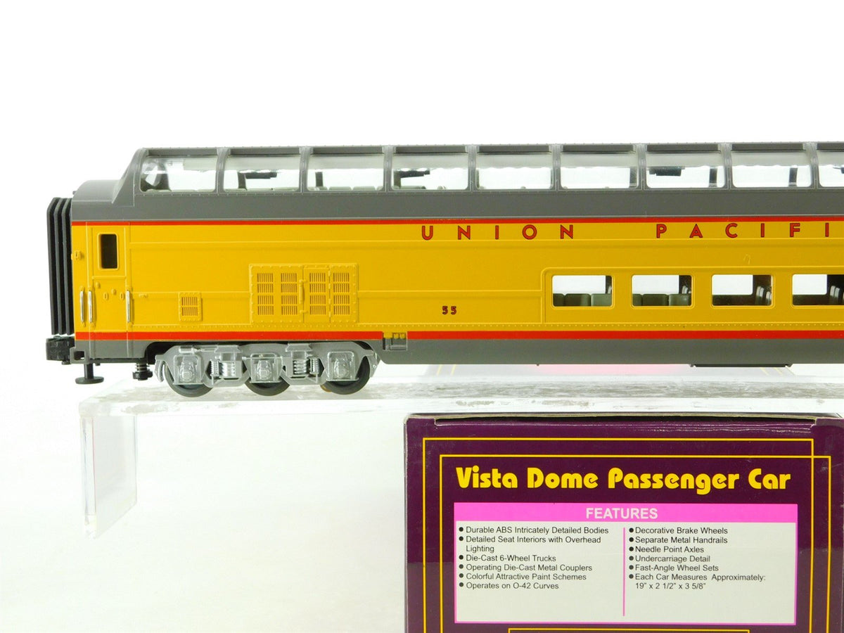 O Gauge 3-Rail MTH 20-6753 UP Union Pacific Vista Dome Passenger Car #55