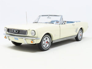 1:24 Scale Danbury Mint Die-Cast 1966 Ford Mustang - Cream w/ Blue Interior