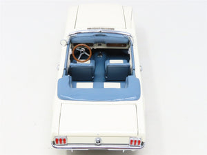 1:24 Scale Danbury Mint Die-Cast 1966 Ford Mustang - Cream w/ Blue Interior