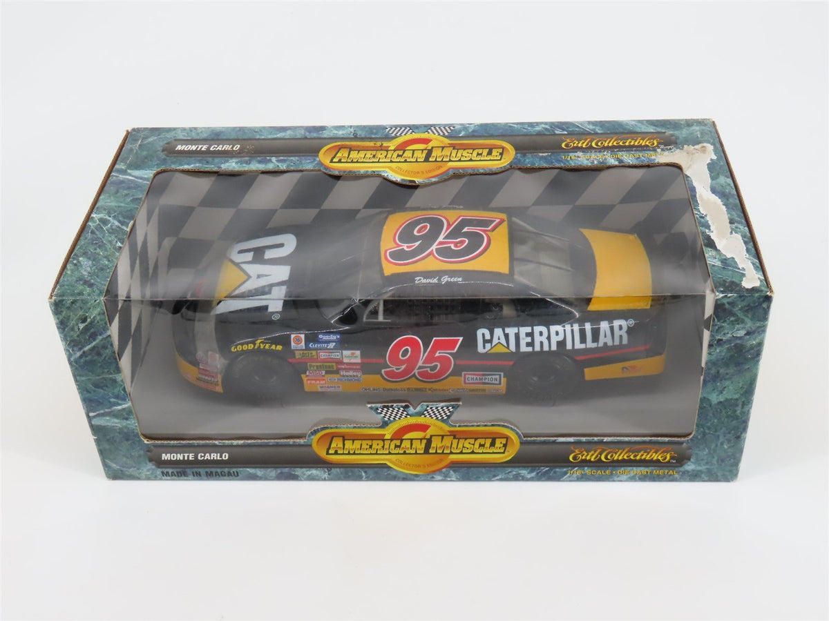 1:18 Scale Ertl American Muscle 7117 Diecast Monte Carlo Caterpillar 95 Race Car