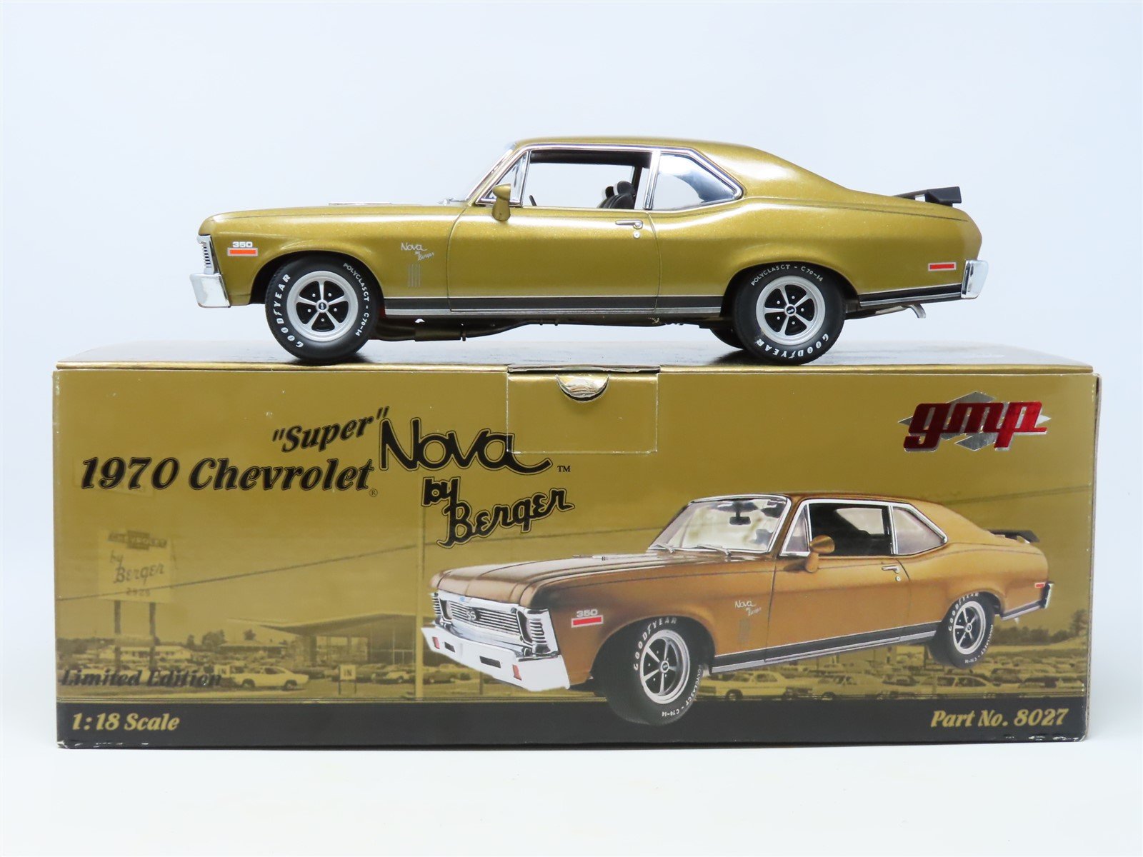 1:18 Scale GMP #8027 Die-Cast 1970 Chevrolet "Super" Nova by Berger