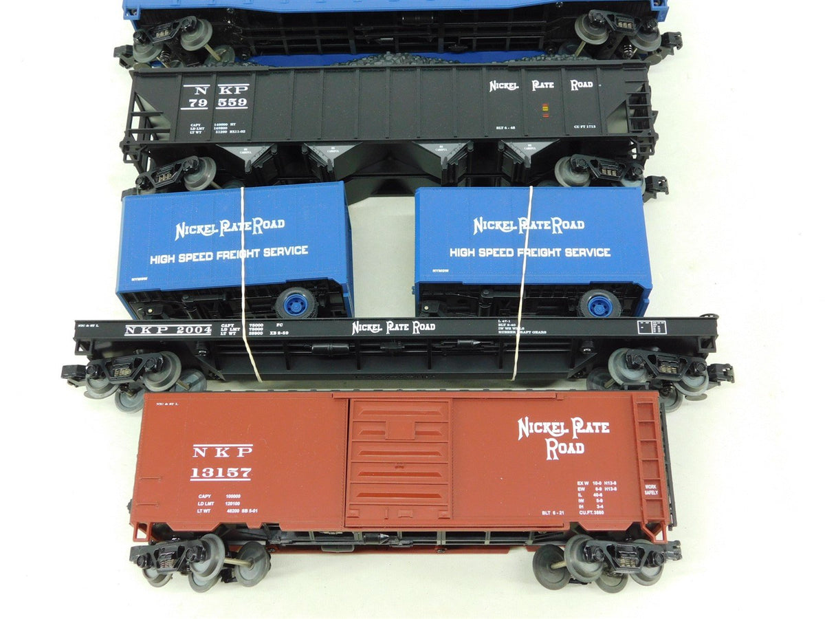 O Gauge 3-Rail MTH 20-90002 NKP Nickel Plate Road Freight Cars 6-Pack