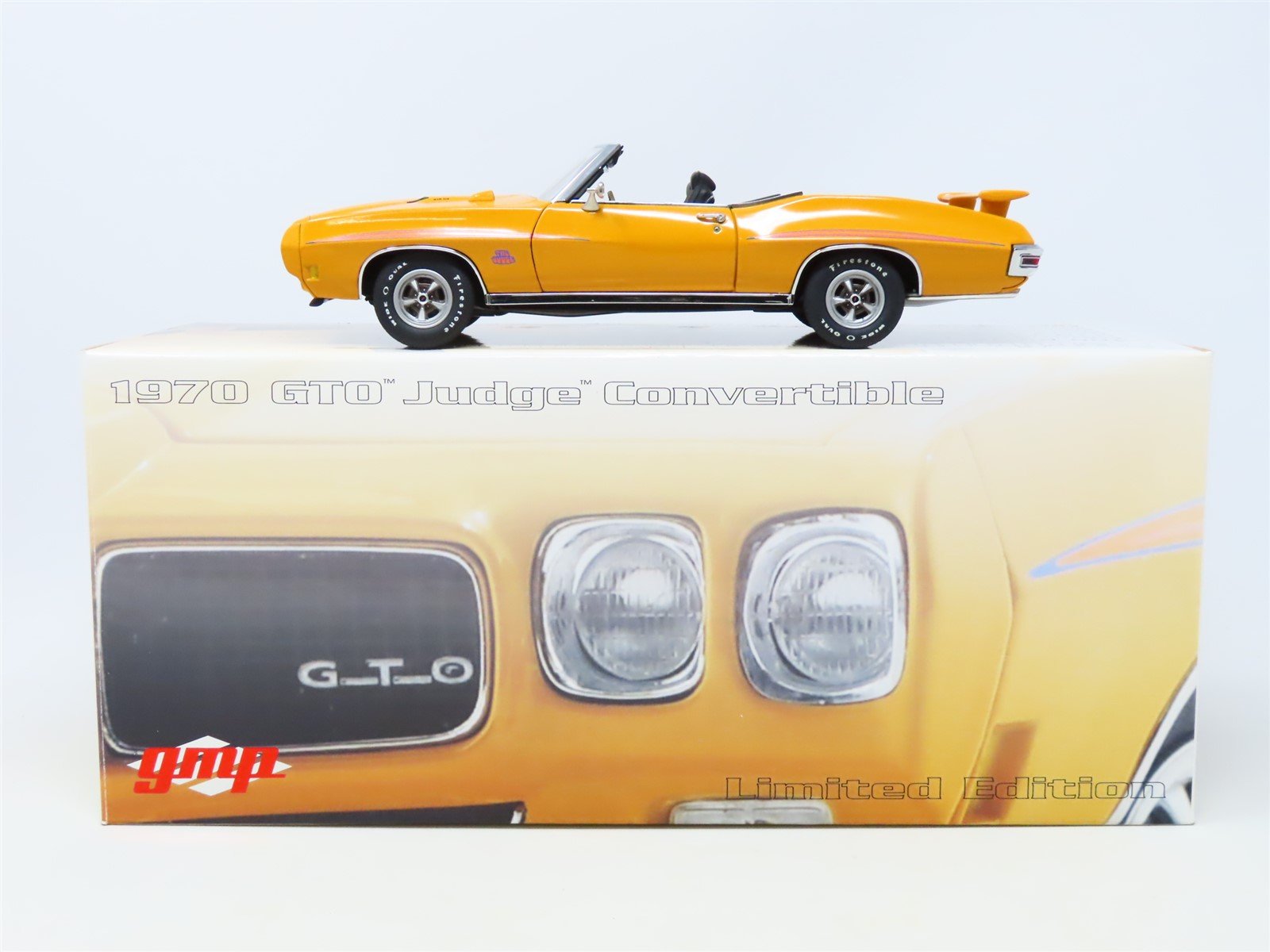 1:24 Scale GMP #8241 Model Car 1970 GTO Judge Convertible - Orange