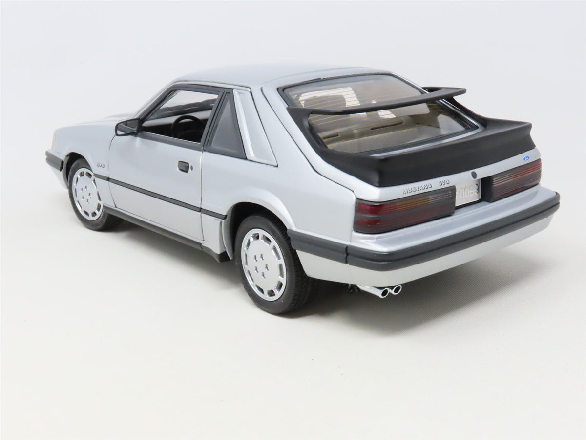 1:18 Scale GMP #8062 Diecast Model Car 1984 Mustang SVO - Silver