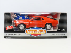 1:18 Scale Ertl American Muscle #7485 Diecast 1970 Ford Boss Mustang - Coral