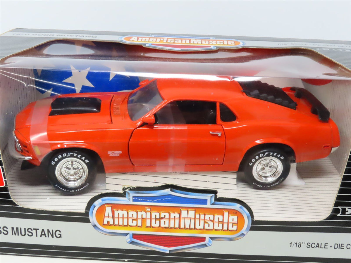 1:18 Scale Ertl American Muscle #7485 Diecast 1970 Ford Boss Mustang - Coral