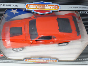 1:18 Scale Ertl American Muscle #7485 Diecast 1970 Ford Boss Mustang - Coral