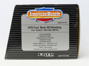 1:18 Scale Ertl American Muscle #7485 Diecast 1970 Ford Boss Mustang - Coral