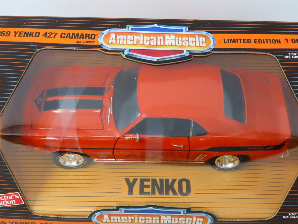 1:18 Ertl/SCC American Muscle #7722 Diecast 1969 Yenko 427 Camaro X66 Version