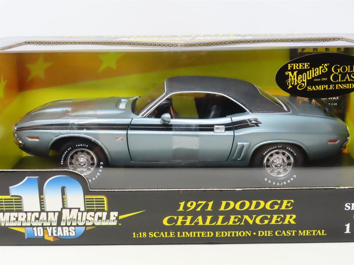 1:18 Scale Ertl RC American Muscle #36512 Diecast 1971 Dodge Challenger - Grey