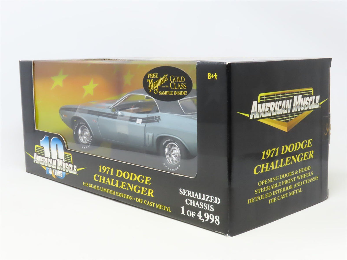 1:18 Scale Ertl RC American Muscle #36512 Diecast 1971 Dodge Challenger - Grey