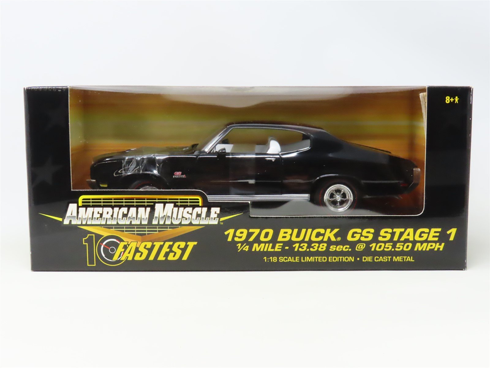 1:18 Ertl RC American Muscle 10 Fastest #32756 Diecast 1970 Buick GS Stage 1