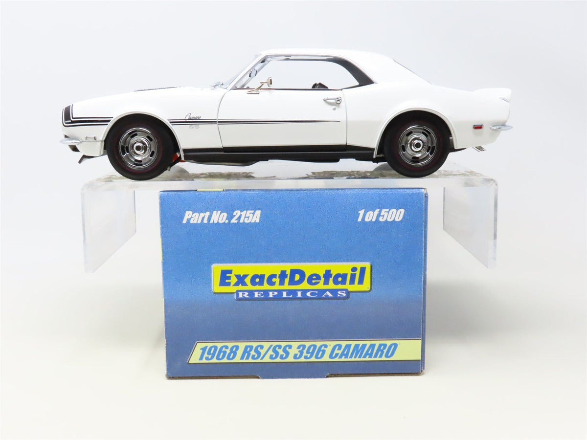 1:18 Scale Exact Detail Replicas #215A Die-Cast Car 1968 RS/SS 396 Camaro w/ COA