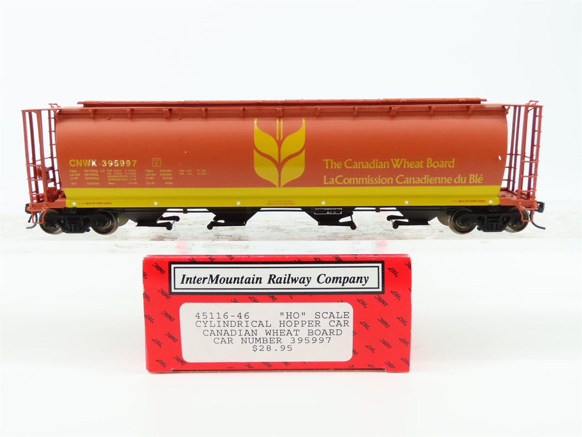 HO InterMountain 45116-46 CNWX Canadian Wheat Board Cylindrical Hopper #395997