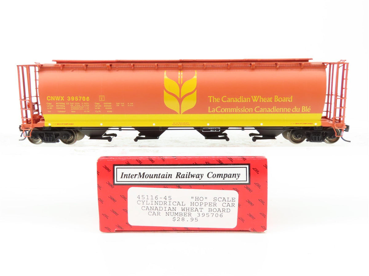 HO InterMountain 45116-45 CNWX Canadian Wheat Board Cylindrical Hopper #395706