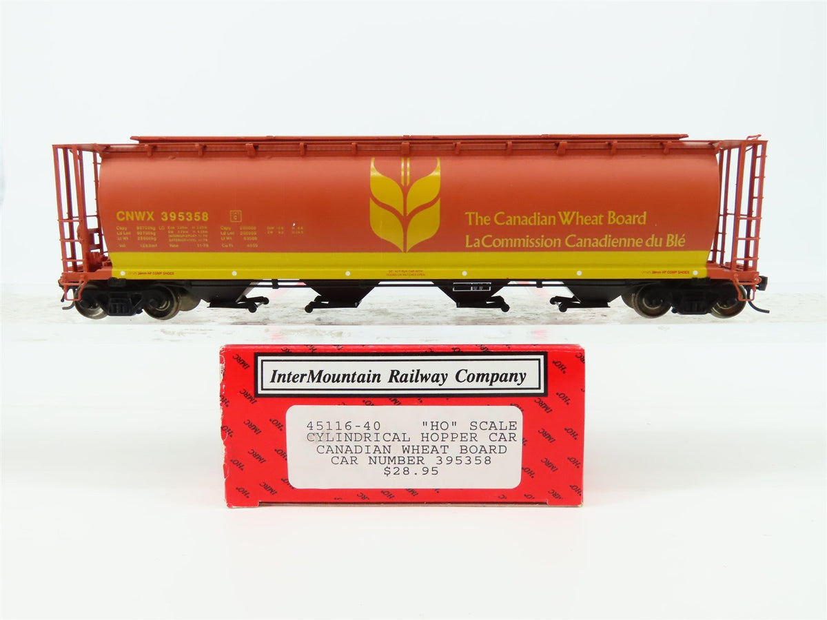 HO InterMountain 45116-40 CNWX Canadian Wheat Board Cylindrical Hopper #395358