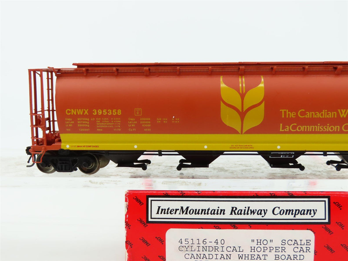 HO InterMountain 45116-40 CNWX Canadian Wheat Board Cylindrical Hopper #395358