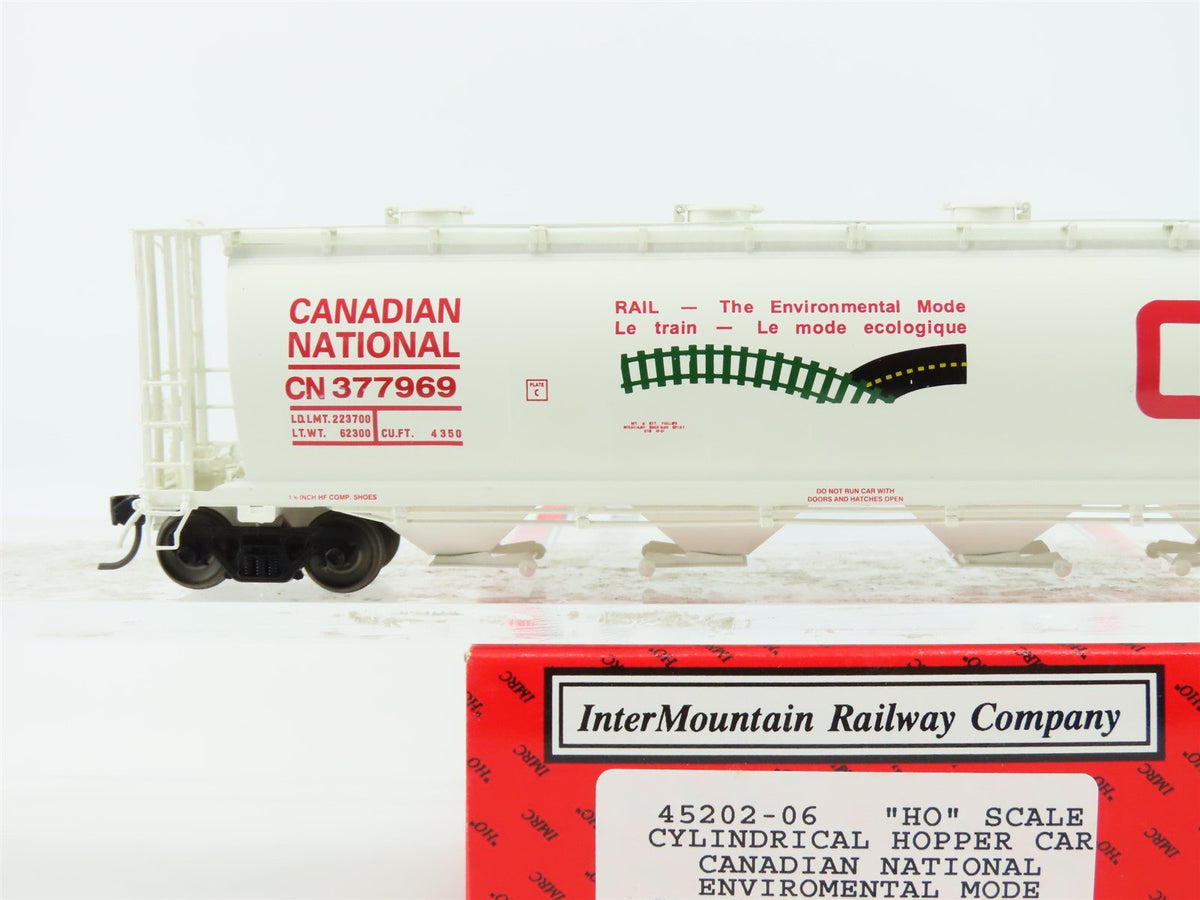 HO Scale InterMountain 45202-06 CN Canadian National Cylindrical Hopper #377969