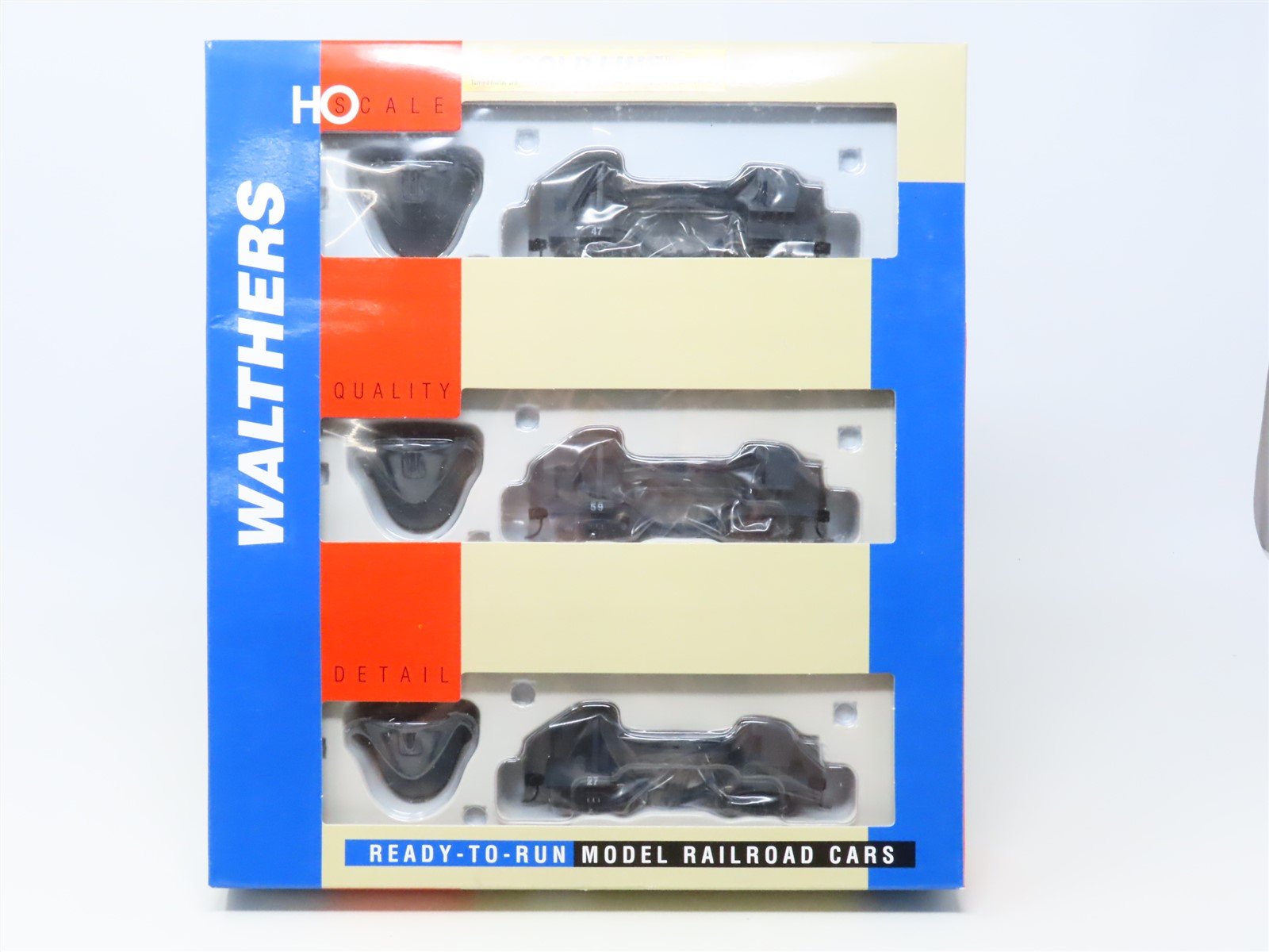 HO Scale Walthers Gold Line 932-3143 Slag Car #59 #27 #47 3-Pack