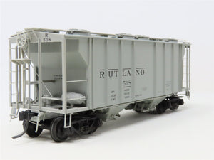 HO Scale Kadee 8312 RUT Rutland 2-Bay Covered Hopper #508