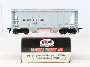 HO Scale Atlas 1830-1 RUT Rutland 2-Bay Covered Hopper #508