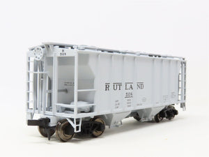 HO Scale Atlas 1830-1 RUT Rutland 2-Bay Covered Hopper #508