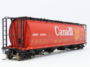 HO Scale InterMountain 45101-82 CNWX Canada 4-Bay Cylindrical Hopper #109963