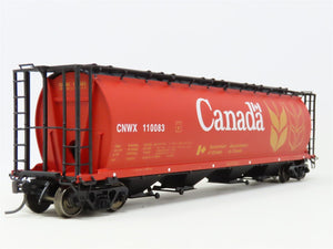 HO Scale InterMountain 45101-91 CNWX Canada 4-Bay Cylindrical Hopper #110083