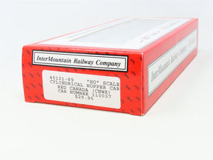 HO Scale InterMountain 45101-89 CNWX Canada 4-Bay Cylindrical Hopper #110037