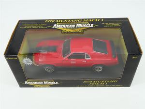 1:18 Scale RC Ertl American Muscle #33519 Die-Cast 1970 Mustang Mach I - Red