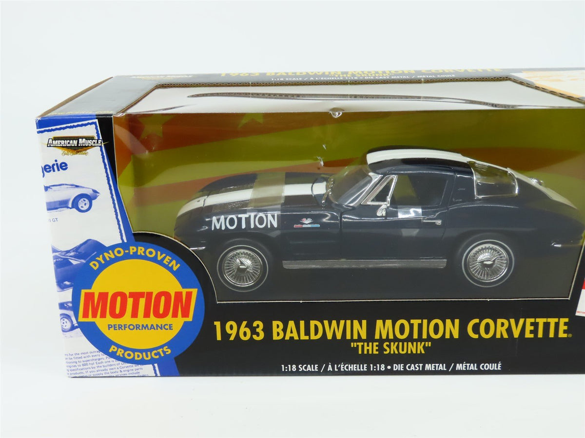 1:18 RC Ertl American Muscle #36762 1963 Baldwin Motion Corvette &quot;The Skunk&quot;