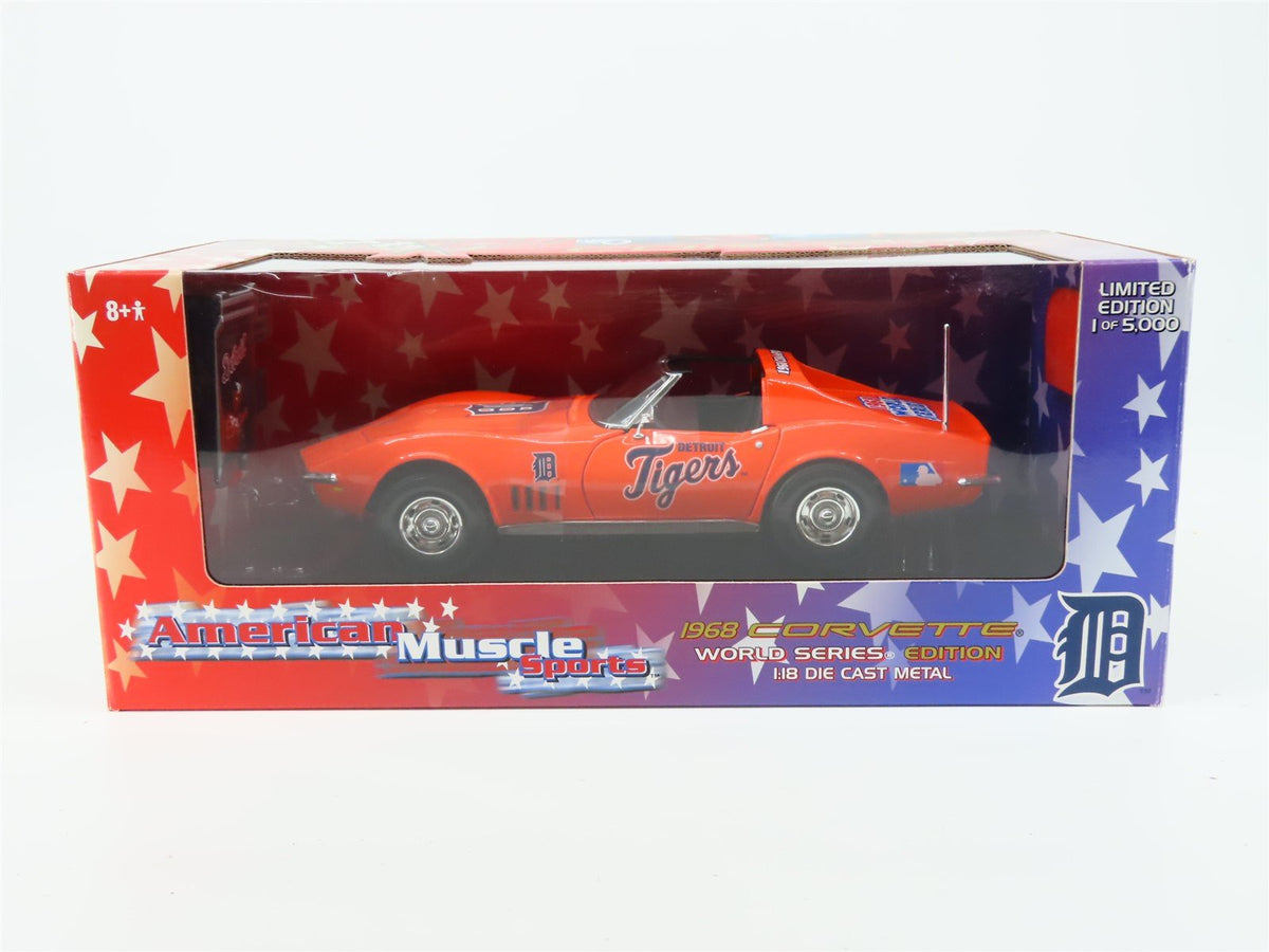 1:18 Scale RC Ertl American Muscle Sports #33460 1968 Corvette - Detroit Tigers