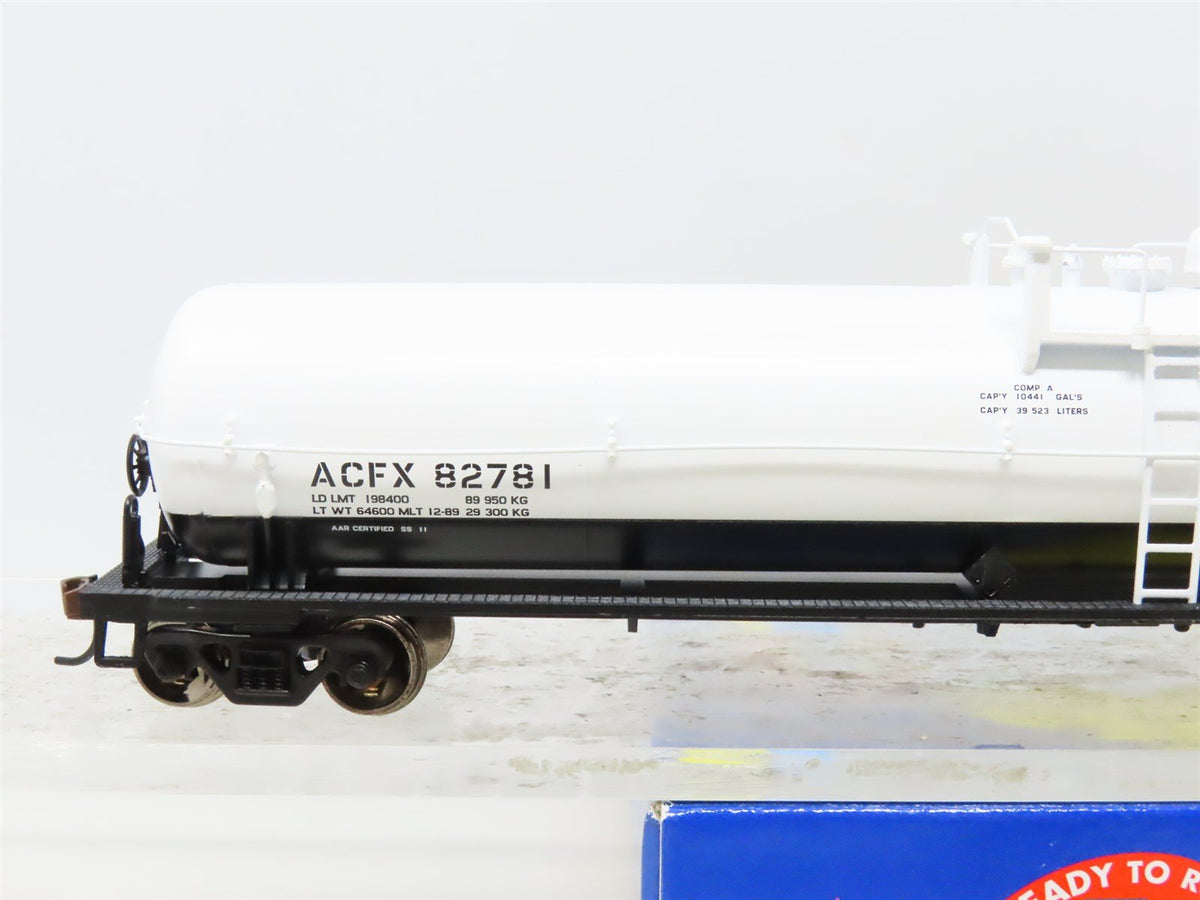 HO Scale Athearn 73766 ACFX Na-Churs 62&#39; Tank Car #82781