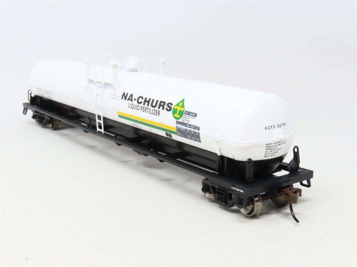 HO Scale Athearn 73766 ACFX Na-Churs 62&#39; Tank Car #82781