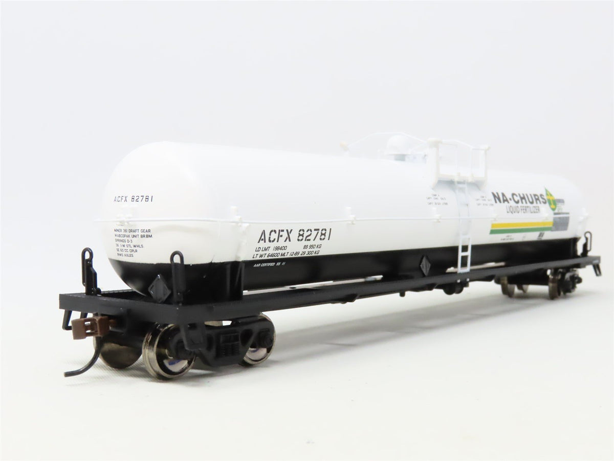 HO Scale Athearn 73766 ACFX Na-Churs 62&#39; Tank Car #82781