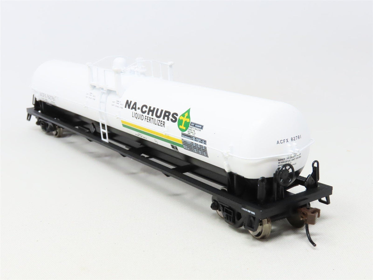 HO Scale Athearn 73766 ACFX Na-Churs 62&#39; Tank Car #82781