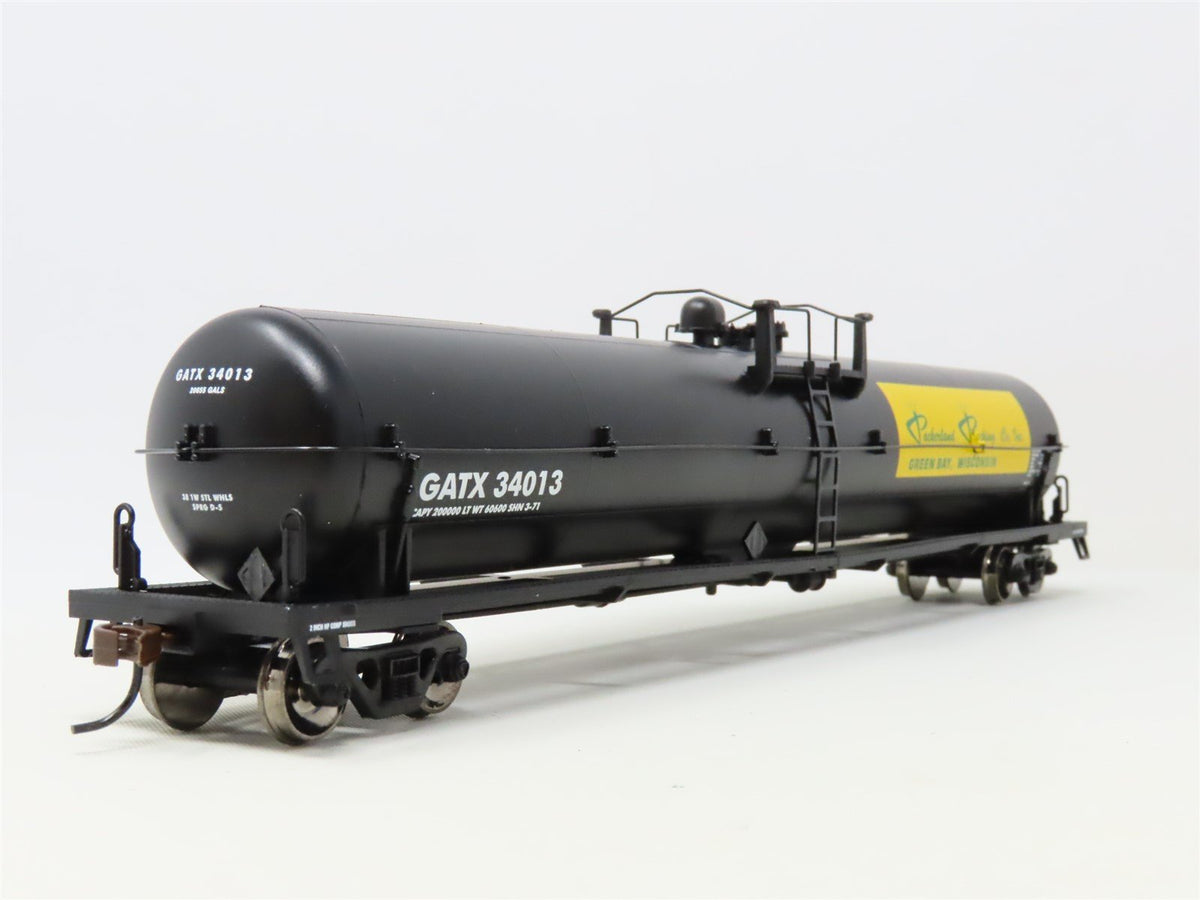 HO Scale Athearn 73768 GATX Packerland Packing 62&#39; Tank Car #34013