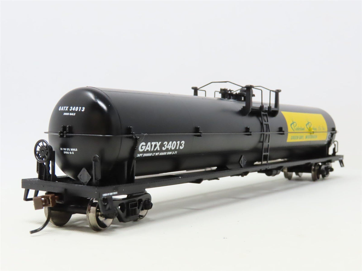 HO Scale Athearn 73768 GATX Packerland Packing 62&#39; Tank Car #34013