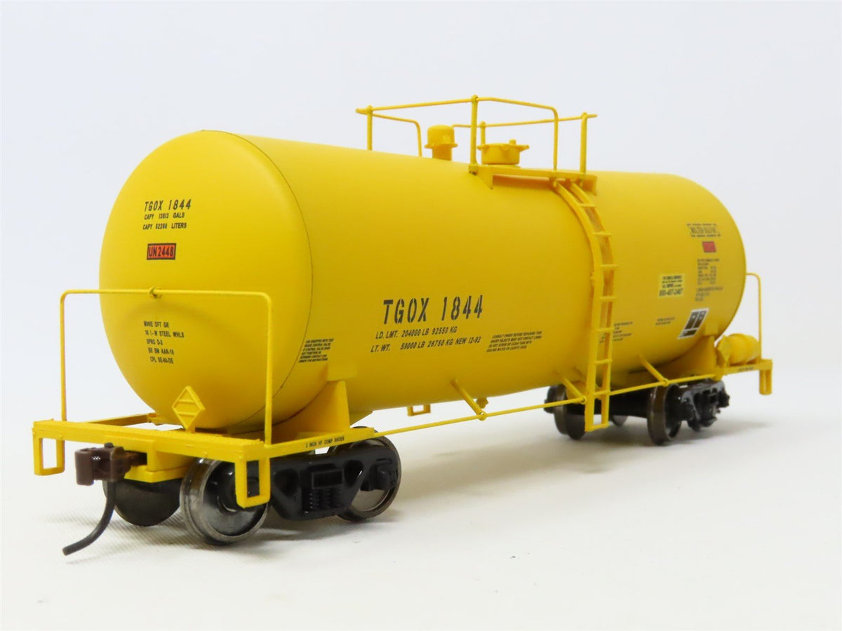 HO Scale Walthers Gold Line 932-7208 TGOX US Rail Sulphur Tank Car #1844