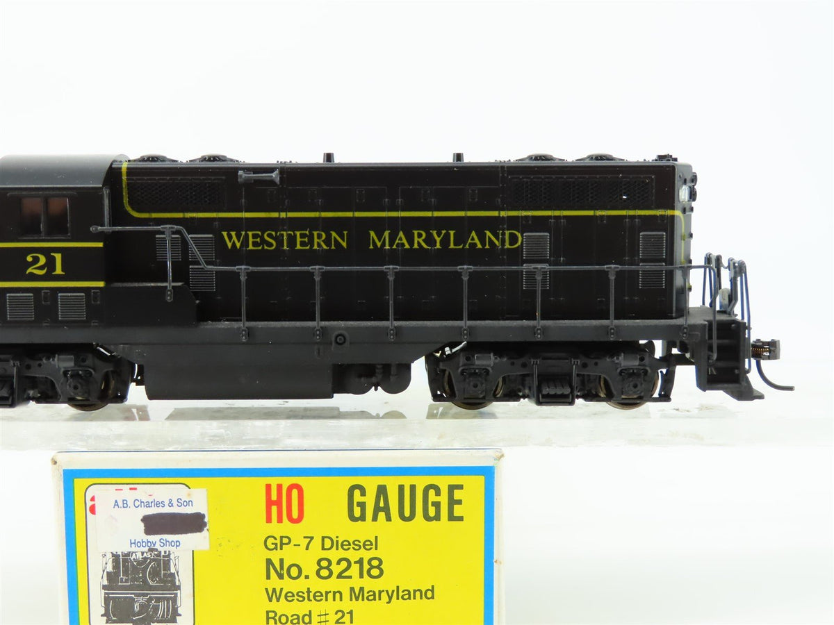 HO Scale Atlas KATO 8218 WM Western Maryland GP7 Diesel Locomotive #21