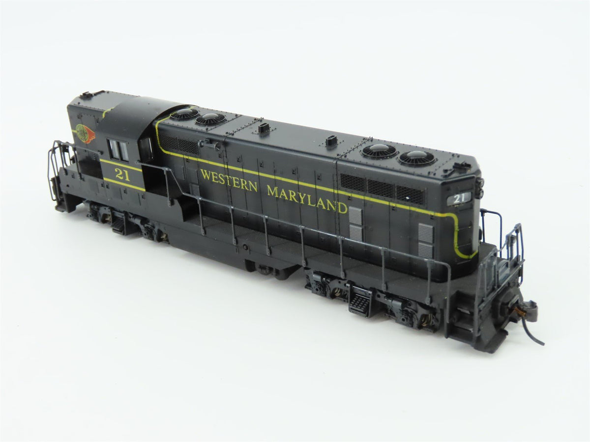 HO Scale Atlas KATO 8218 WM Western Maryland GP7 Diesel Locomotive #21