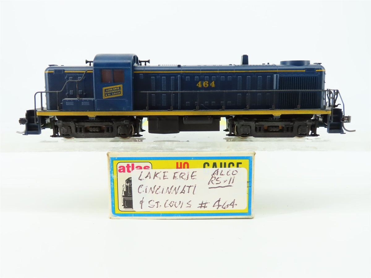 HO Scale Atlas Lake Erie Cincinnati &amp; St Louis RS3 Diesel Loco #464 Custom