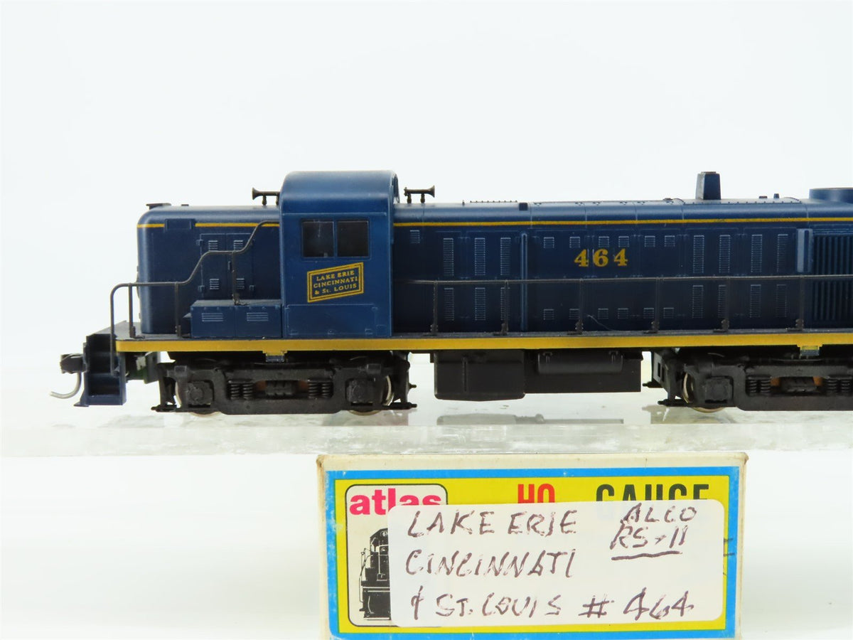 HO Scale Atlas Lake Erie Cincinnati &amp; St Louis RS3 Diesel Loco #464 Custom