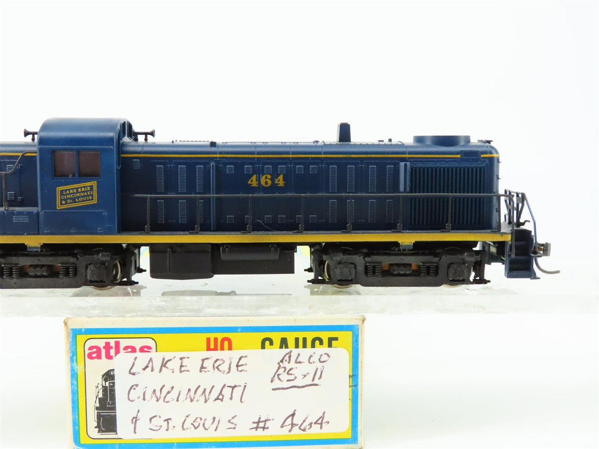 HO Scale Atlas Lake Erie Cincinnati &amp; St Louis RS3 Diesel Loco #464 Custom