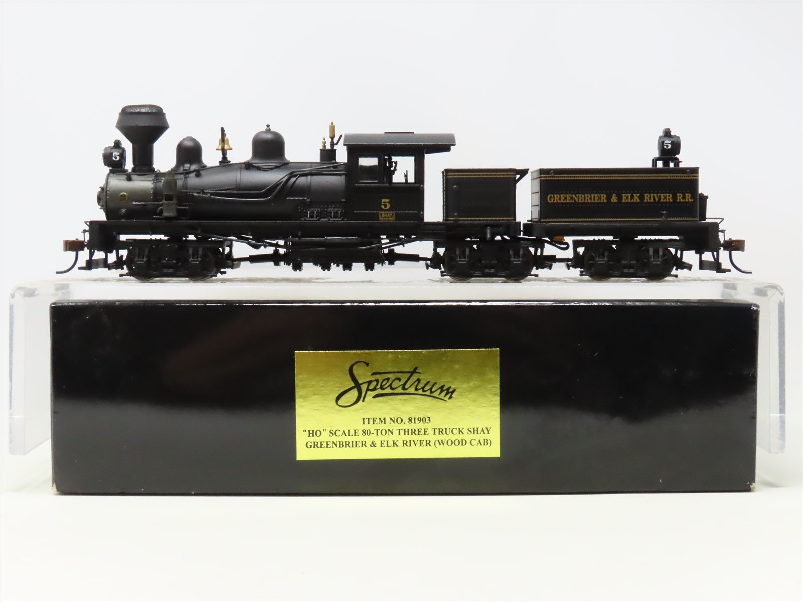 HO Scale Bachmann 81903 Greenbrier & Elk River Shay Steam Locomotive #5