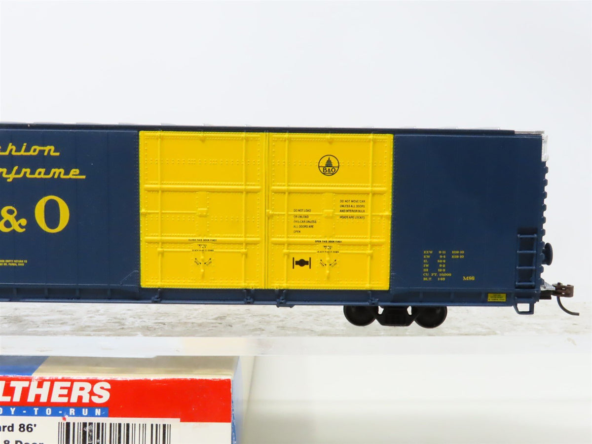 HO Scale Walthers 932-3531 B&amp;O Baltimore &amp; Ohio 86&#39; Hi-Cube Box Car #492021