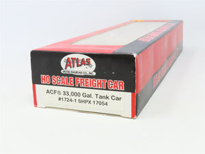 HO Scale Atlas 1724-1 SHPX Shippers Car Line 33k Gal Tank Car #17054